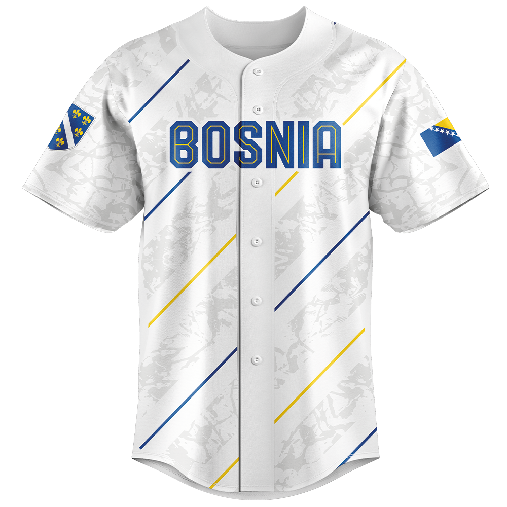 Bosnia V2 Baseball Jersey