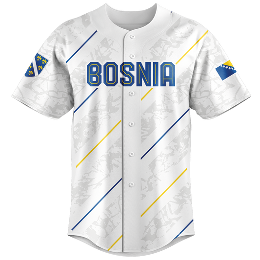 Bosnia V2 Baseball Jersey