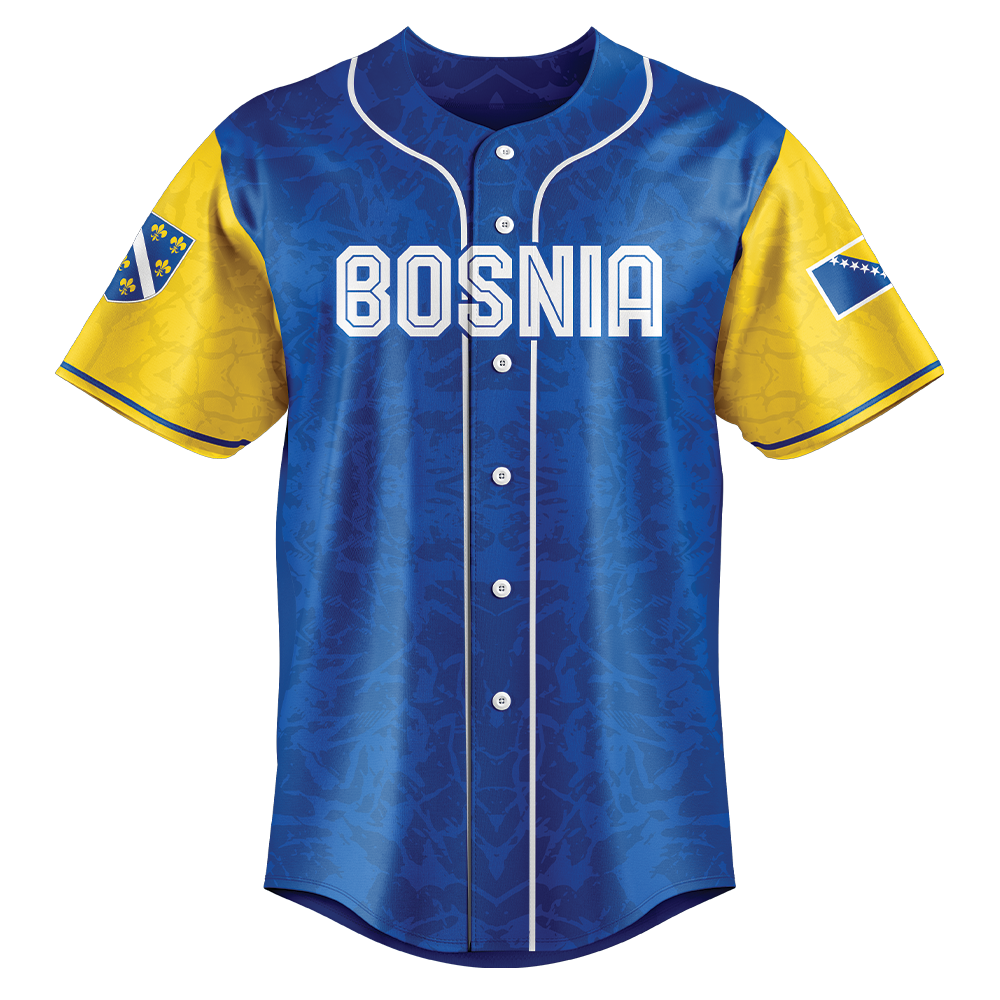 Bosnia V1 Baseball Jersey