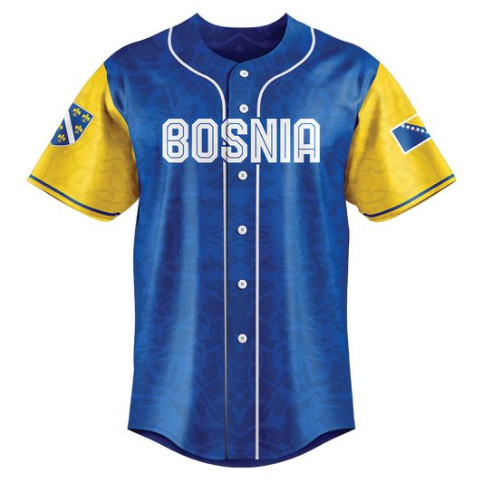 Bosnia V1 Baseball Jersey