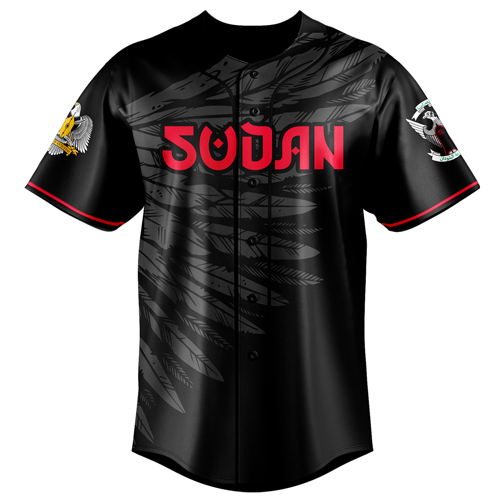 Sudan V1 Baseball Jersey