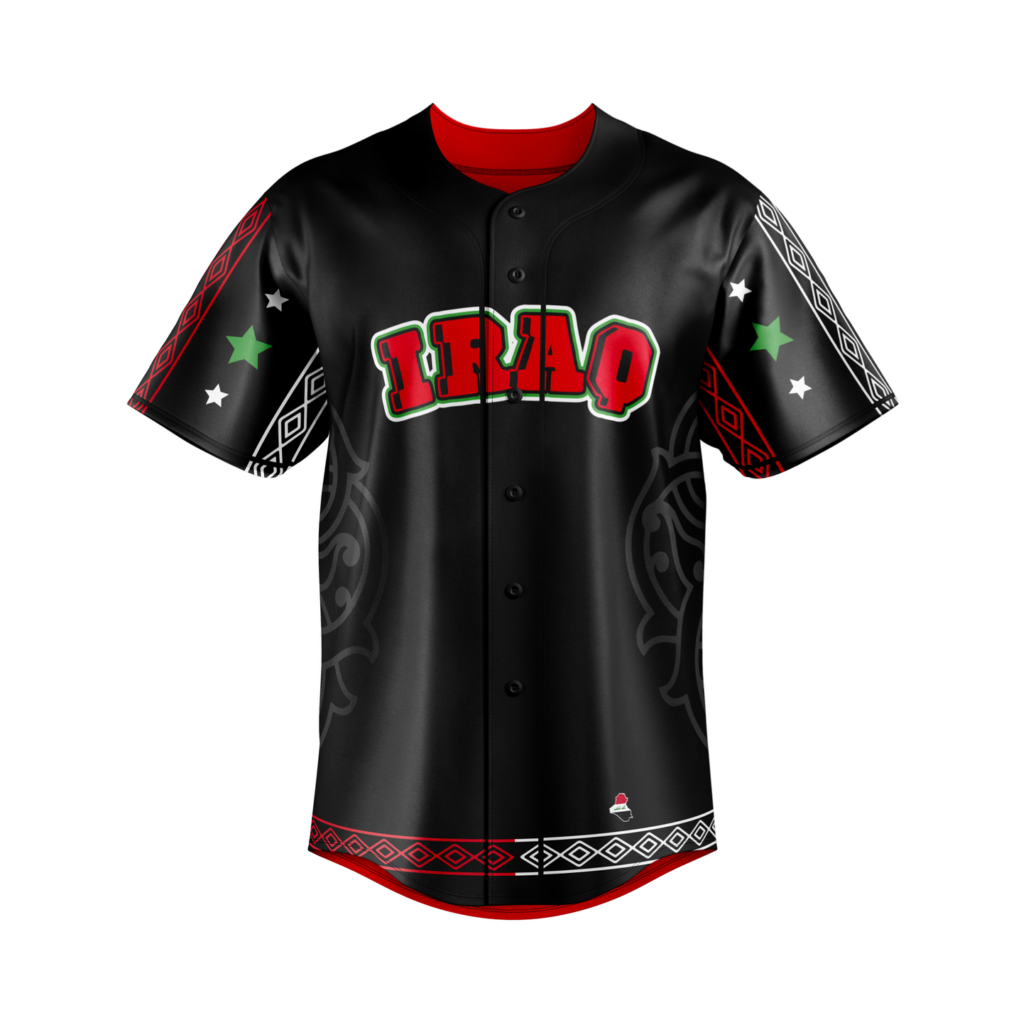 Iraq V2 Baseball Jersey